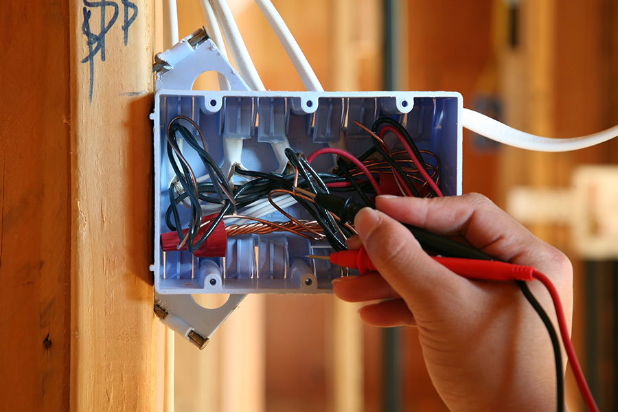 Our Work-Residential - Trey Electric 3 way switch wiring diagram junction box with load in middle line at one switch 